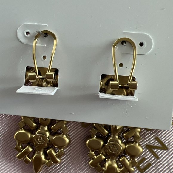 Loren Hope SAPPHIRE Grand Dame Earrings 18K Gold Finish - Picture 6 of 9